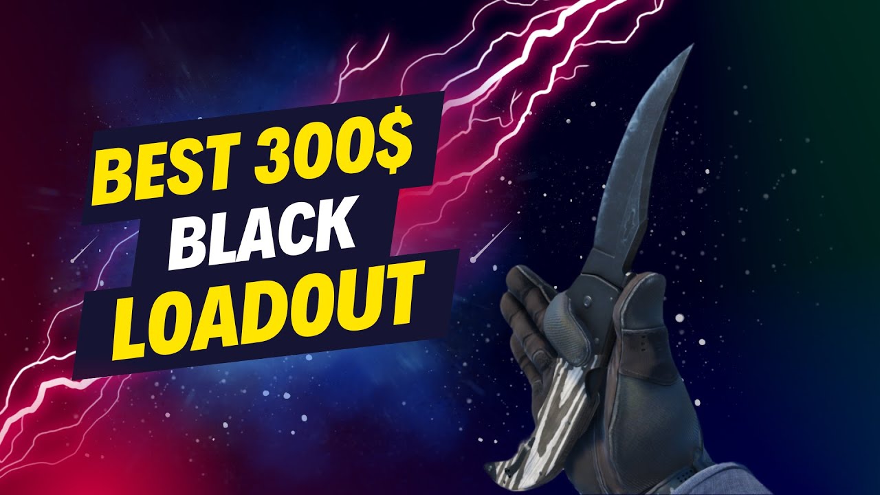 $300 Budget Loadout Challange: Black! Its Amazing 2024! 