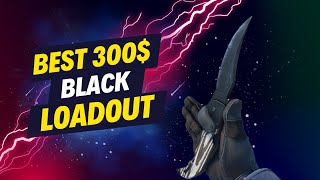 $300 Budget Loadout Challange: Black! Its Amazing 2024! #cs2 #skins #loadout