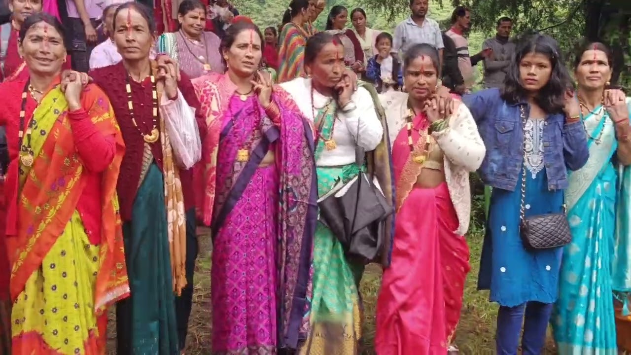 #chachari#trending pahadi culture#brithifall #Nanda ashtmi Mela #kumauni chachri#hudka bol