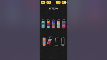 Water Sort Puzzle Level 54 WalkThrough Solution Gameplay | Fazie Gamer