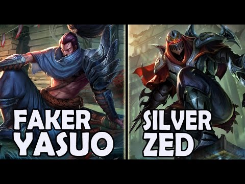 faker instagram FAKER plays YASUO vs A Korean SILVER ZED