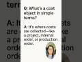 What is a Cost Object in SAP Controlling? #interview