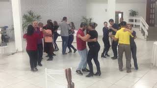 Aula de bandinha na turma de Danças de Baile