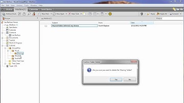 GroupWise 2012: Share a Folder Tree