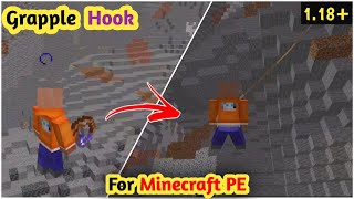 Grapple Hook Mod For Minecraft PE | How To Add Grapple Hook In Minecraft PE | screenshot 5