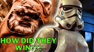 How Did Ewoks Beat 𝐏𝐫𝐨𝐟𝐞𝐬𝐬𝐢𝐨𝐧𝐚𝐥𝐥𝐲 Trained Stormtroopers?