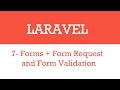 Laravel Forms, Form Requests and Form validations