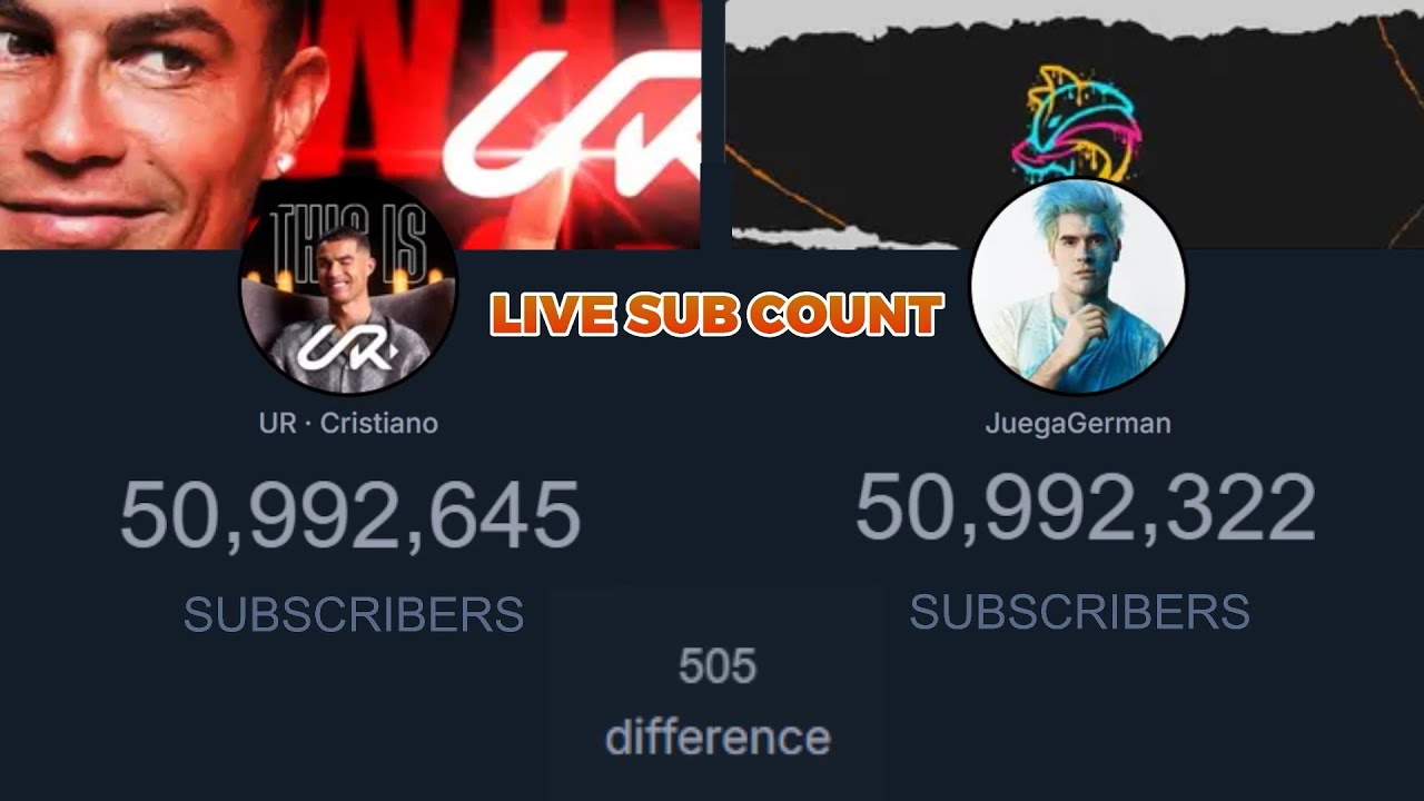 UR Cristiano Ronaldo Vs JuegaGerman Live Subscriber Count YouTube ur-cristiano-ronaldo-vs-juegagerman-live-subscriber-count-youtube