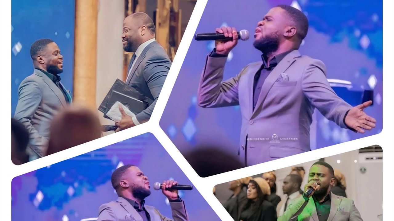 Aimé Nkanu visite Moise Mbiye à Cité Béthel et chante ses chansons: L’amour de ma vie, Okumama