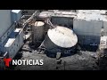 Gobernador cataloga implosión de un tanque con químicos como la "peor tragedia" | Noticias Telemundo
