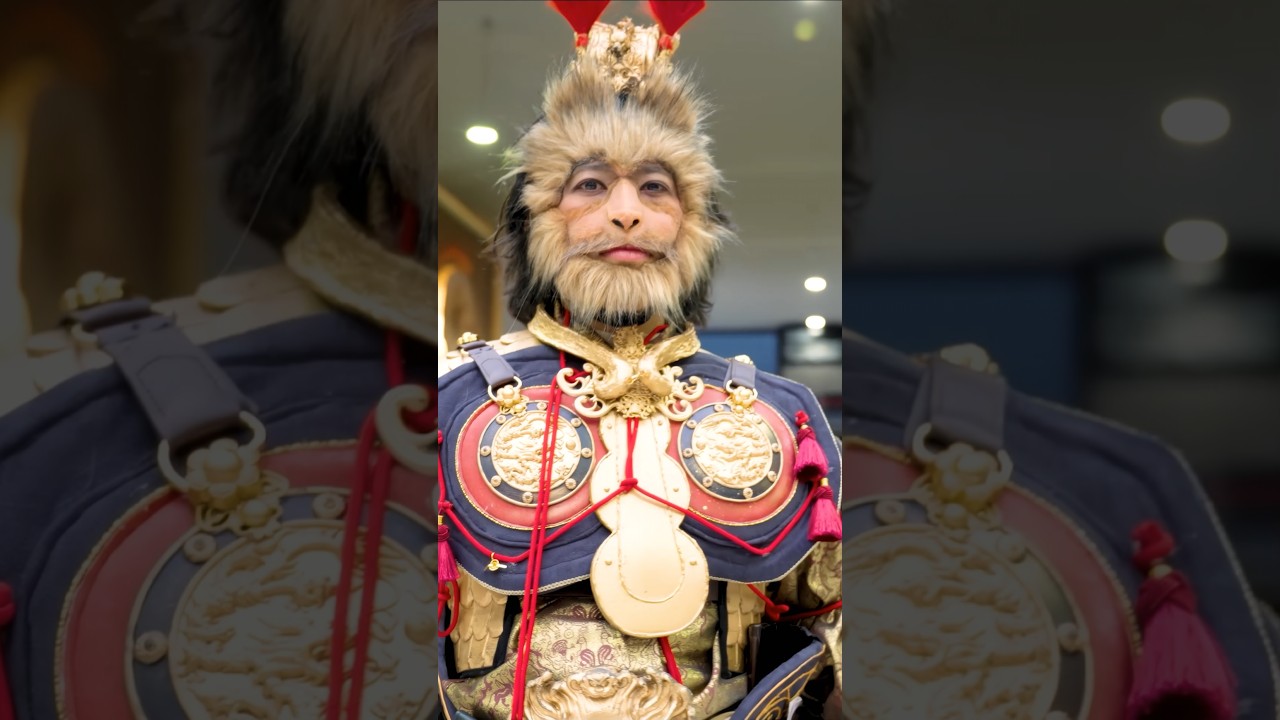 🤯INCREDIBLE Black Myth Wukong Cosplay🤯 leaving us SPEECHLESS the skill is unreal 😲 #shorts