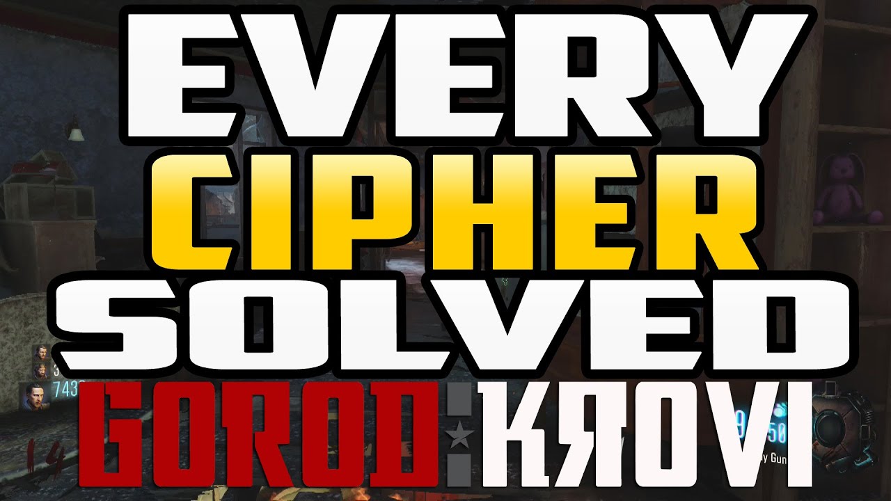 Every Secret Cipher Solved In Gorod Krovi - Decodings Read Aloud