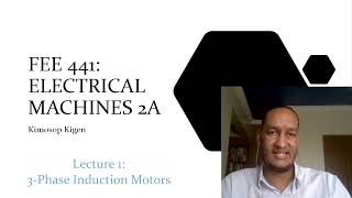 Lecture 1: Rotating Magnetic Field