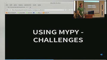 PYCON UK 2017: MyPy: The Good, The Bad and The Ugly
