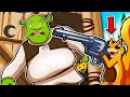 HO FATTO ESPLODERE SHREK CON LO SCOIATTOLO PAZZO ARMATO E HO TROVATO UN BUNKER SEGRETISSIMO! *EPICO*