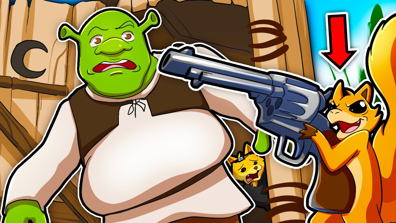HO FATTO ESPLODERE SHREK CON LO SCOIATTOLO PAZZO ARMATO E HO TROVATO UN BUNKER SEGRETISSIMO! *EPICO*