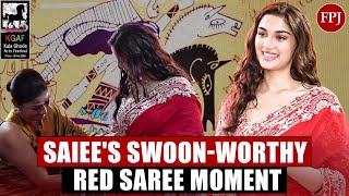 Watch Saiee Manjrekars Live Saree D By Dolly Jain