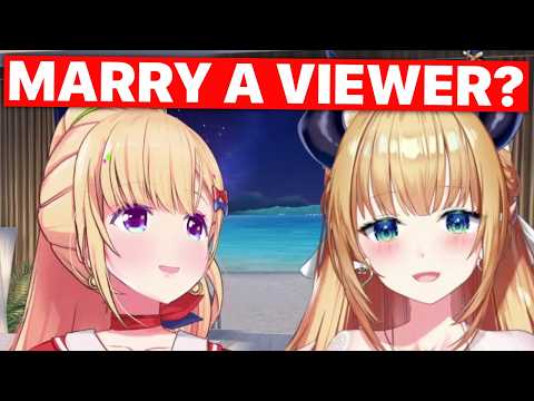 Aki & Choco On Marrying A Viewer (Aki Rosenthal / Hololive) [Eng Subs]