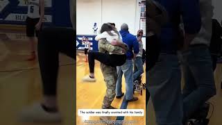Soldiers coming home and surprise their family ❤️#military #viral #feelings #love #soldier