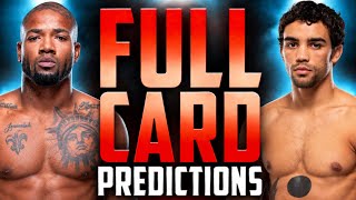 My MOST CONFIDENT Picks For UFC 332 | Silva vs Wang 