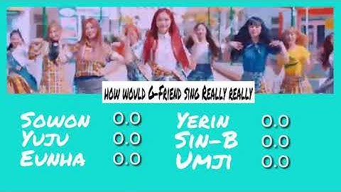 How would G-Friend sing Really Really Cherry Bullet