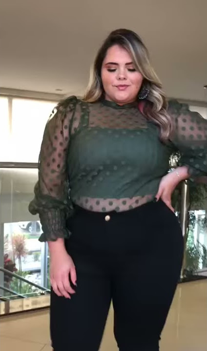 CALÇA CIGARRETE PRETA PLUS SIZE DO 44 AO 60