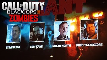 ALL 9 BO3 ZOMBIES CHARACTERS!!! 