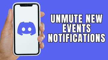 HOW TO UNMUTE NEW EVENTS NOTIFICATIONS OF YOUR SERVER ON DISCORD