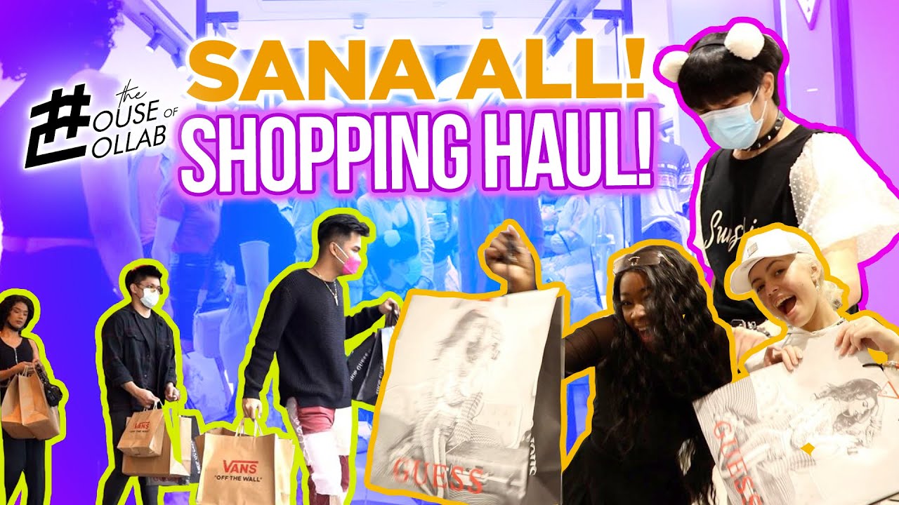 THE HOUSE OF COLLAB CONTENT CREATORS BLOWOUT! SANA ALL! SHOPPING HAUL!