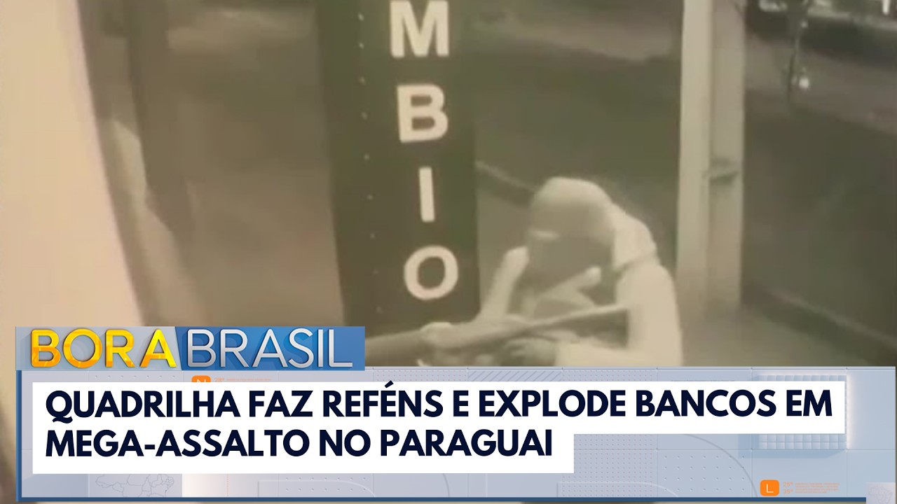Integrantes do PCC são suspeitos de participarem de assalto a banco no Paraguai