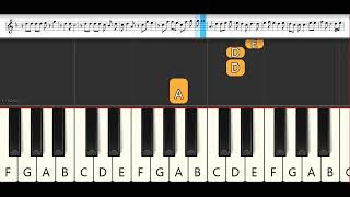 Detective Conan Ending 3 : Keiko Utoku - Hikari to Kago no Roman | Melodica Pianika - Tutorial screenshot 5