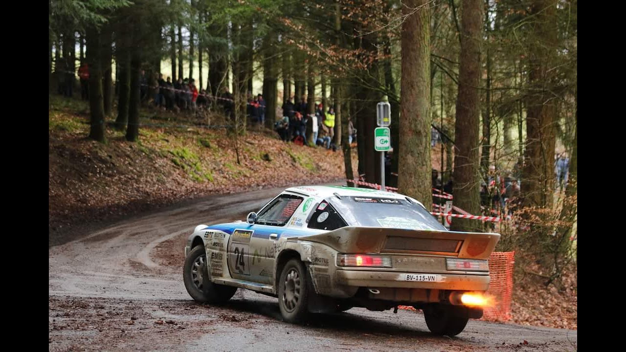 Legend Boucles Bastogne 2024 RT15 Scratch - S.Lay / C.Pirotte - Mazda RX7 Gr.B - AEC Racing Team