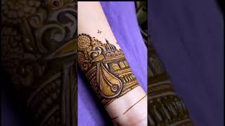 Latest Royal Theme Semi Bridal Mehendi Tutorial Mehedi By Nowrin