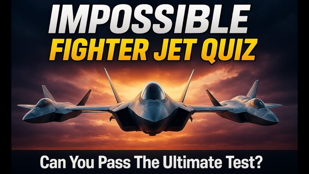 IMPOSSIBLE Fighter Jet Quiz 🔥 Only 1% Can Identify These Military Aircraft!