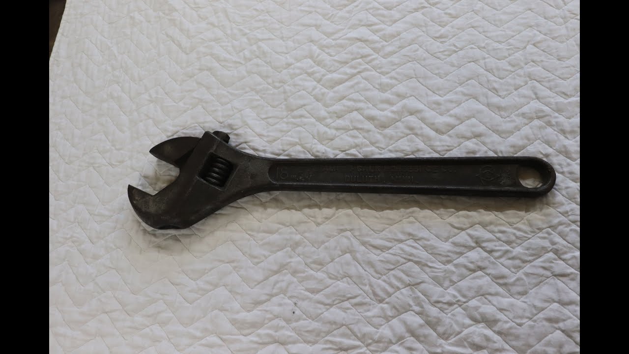 Large Adjustable Wrench Restoration YouTube