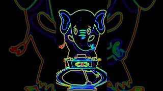 Hickory Ory Dock Neon Edge Effect Hippo Vs Mamoth