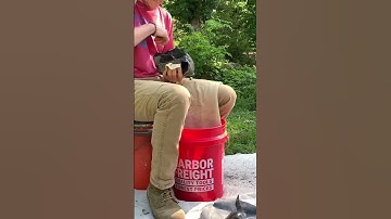 Spalling Dacite Obsidian #flintknapping #stoneage #primitive #primitiveskills #asmrsounds #obsidian