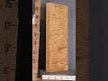 D2397 Musical Billet Curly Maple Lumber