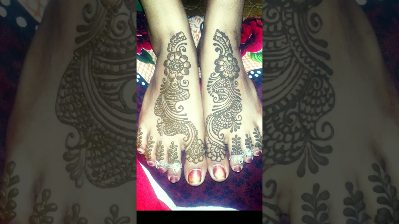 leg mehndi design||@ayat mehndi design 2.0