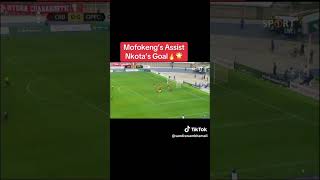 Mohau Nkota Goal Against Cr Belouzdad In Caf