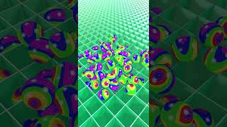 🔴 Endless Falling Balls Loop 🎯 Satisfying Boomerang Animation #shorts