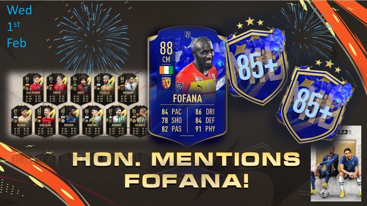 Fifa 23 |     New TOTW!  Honourable Mention SBC!    but NO TOTY CONTENT!