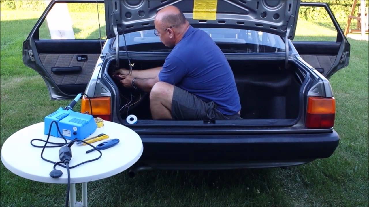Audi 80 B2 Kofferraum Deckel Kabelbaum Defekt Youtube