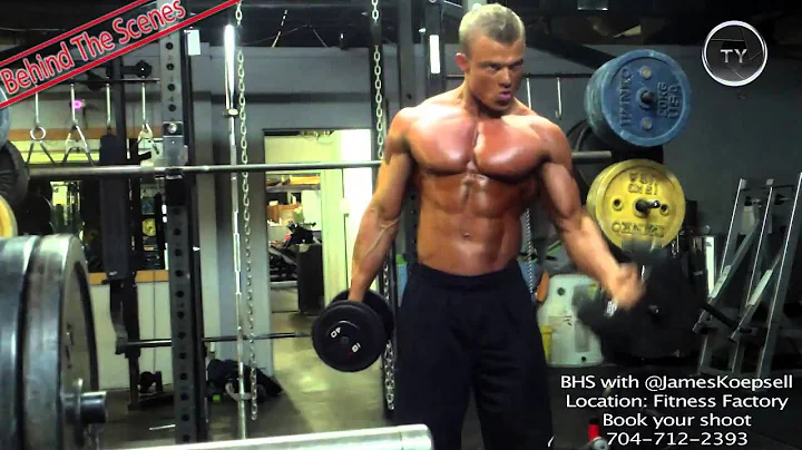 NPC Bodybuilder James Koepsell BHS photo shoot, To...