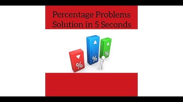 Percentage Shortcut Method to solve Statement based Questions by Sir Sabir Hussain