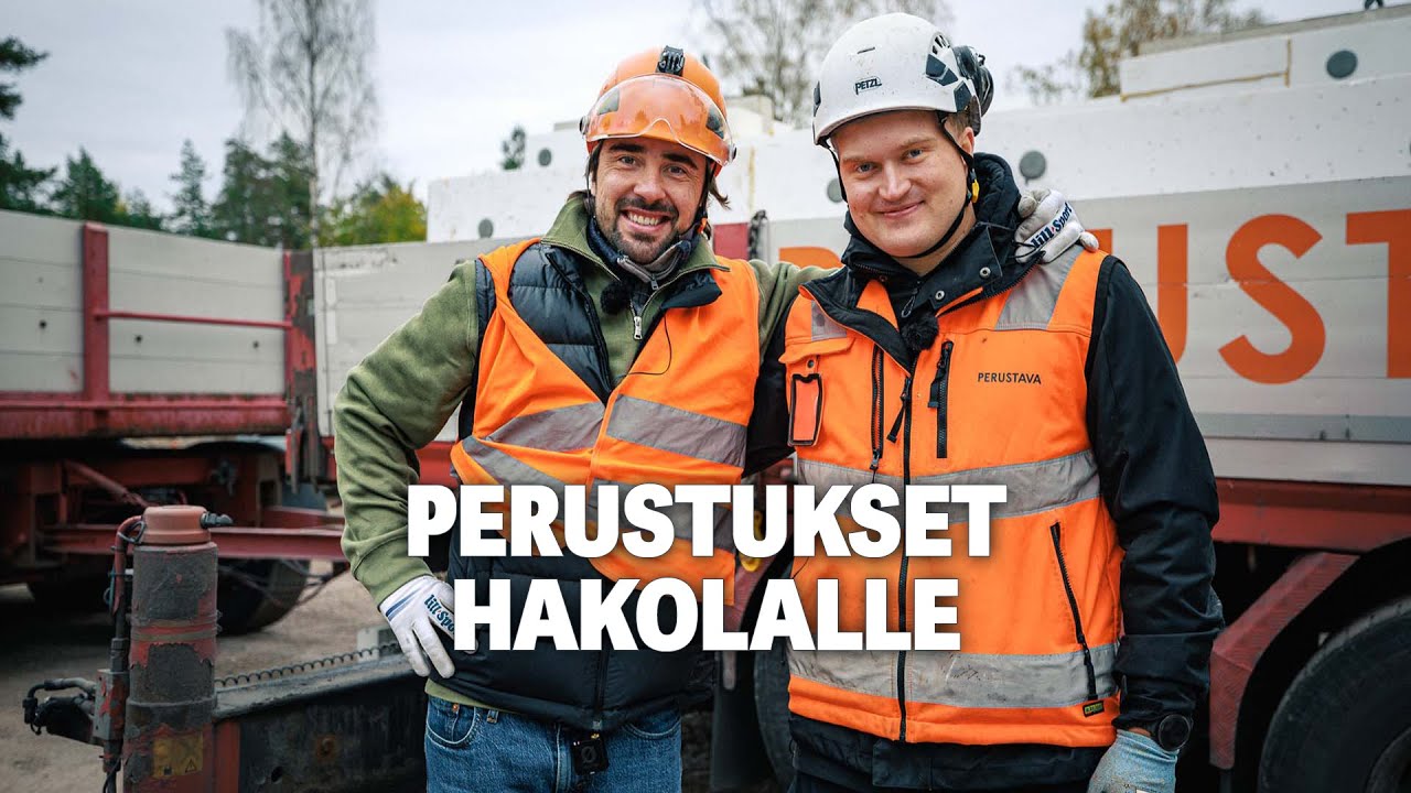 Ristomatti Hakolan talon perustukset kolmessa tunnissa – eKivi on nopea, toimiva ja kustannustehokas