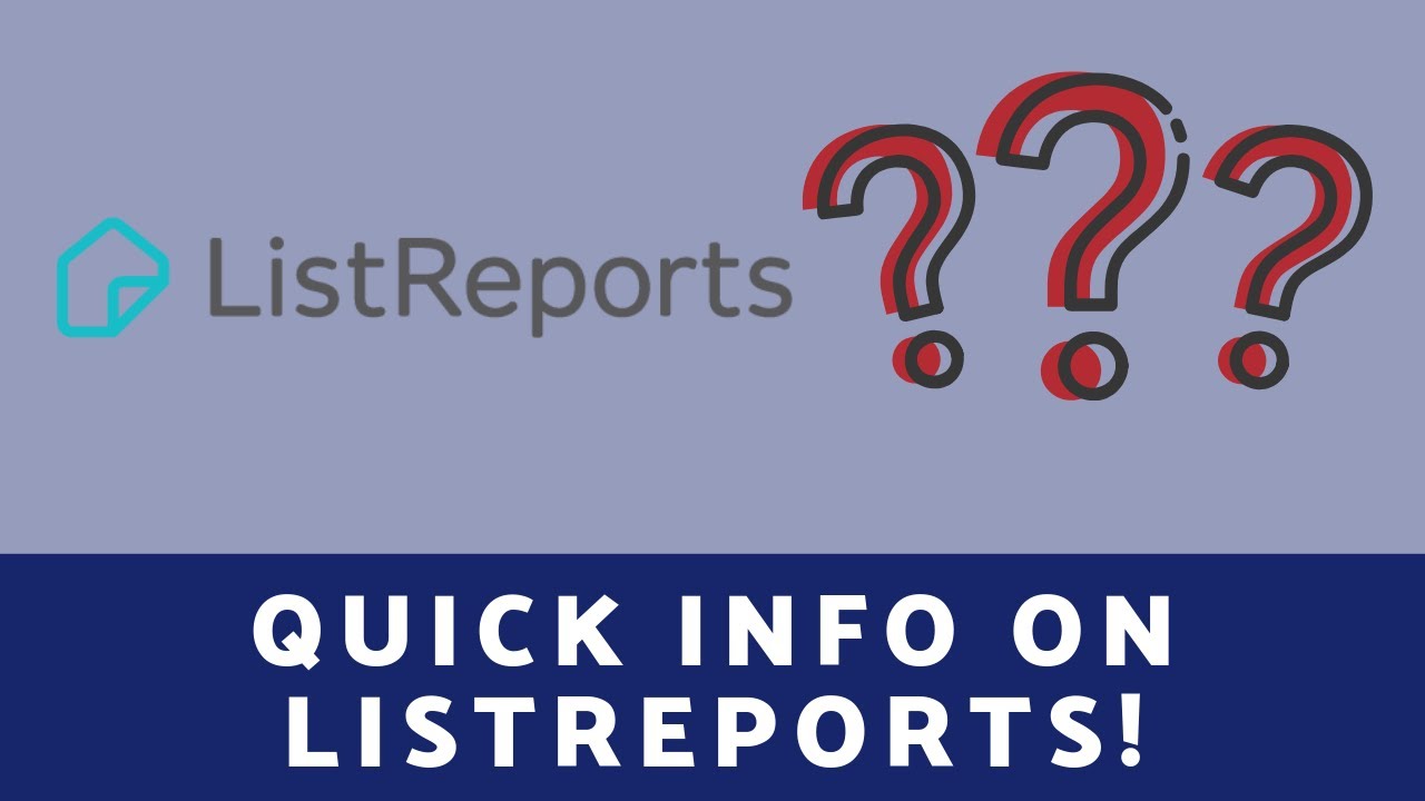 Quick Info about ListReports! - YouTube