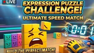 Expression Puzzle Challenge 🧩 Ultimate Emoticon Block Speed Match! ⏱️🔥✨