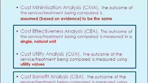 What is Cost Benefit and Cost Effectiveness Analysis? by Prof. Katherine Payne
