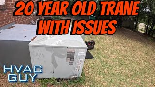 Multiple Problems On This Old Trane Gas Pack! #hvacguy #hvaclife #hvactrainingvideos